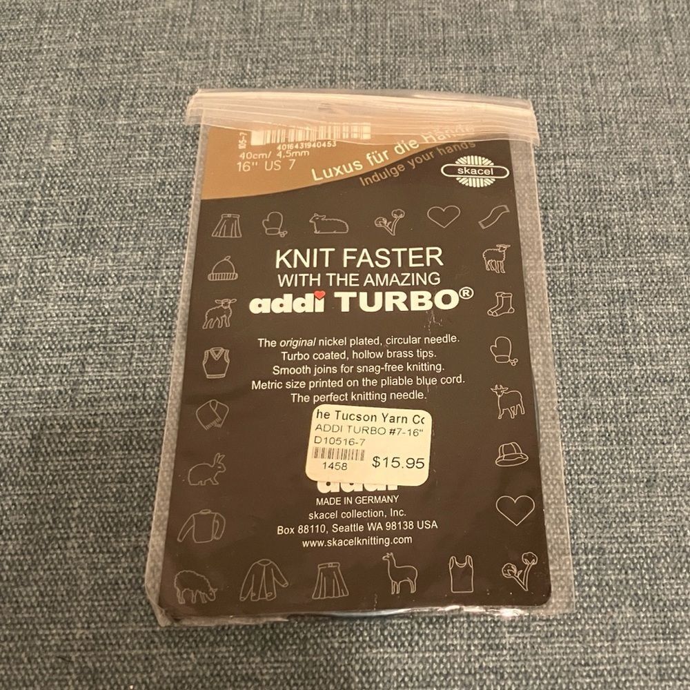 New Addi Turbo Circular Knitting Needle